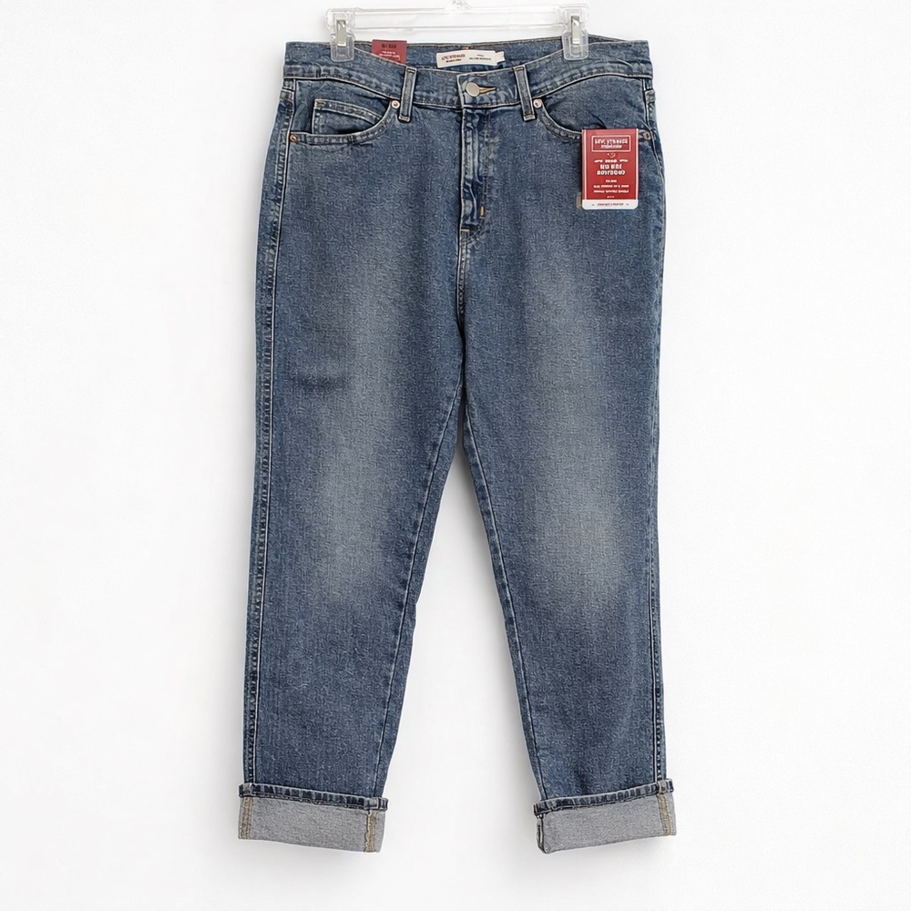 Levi Strauss Signature Vintage Mid Rise Boyfriend Jeans – Size 10 (W30) – NWT - Picture 3 of 7
